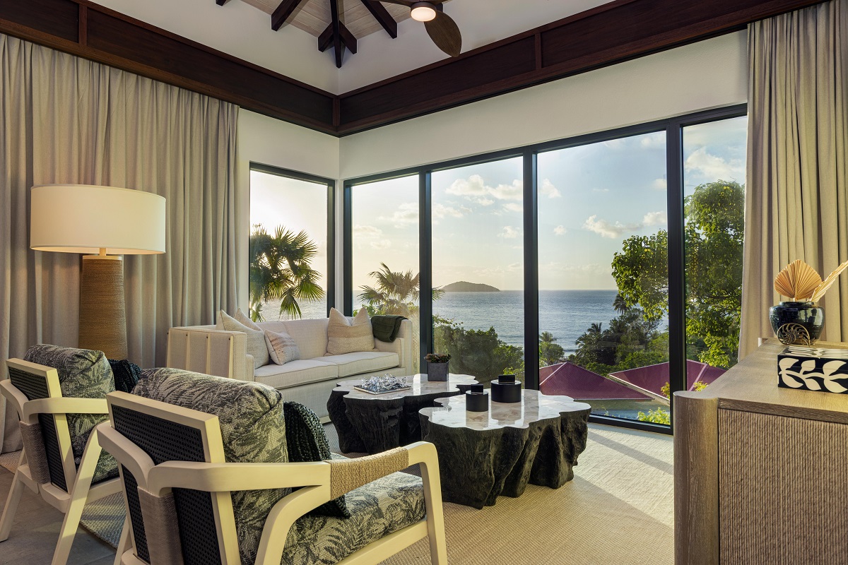 Private terraces, vaulted ceilings, exposed beams, floor-to-ceiling glass in The Botany