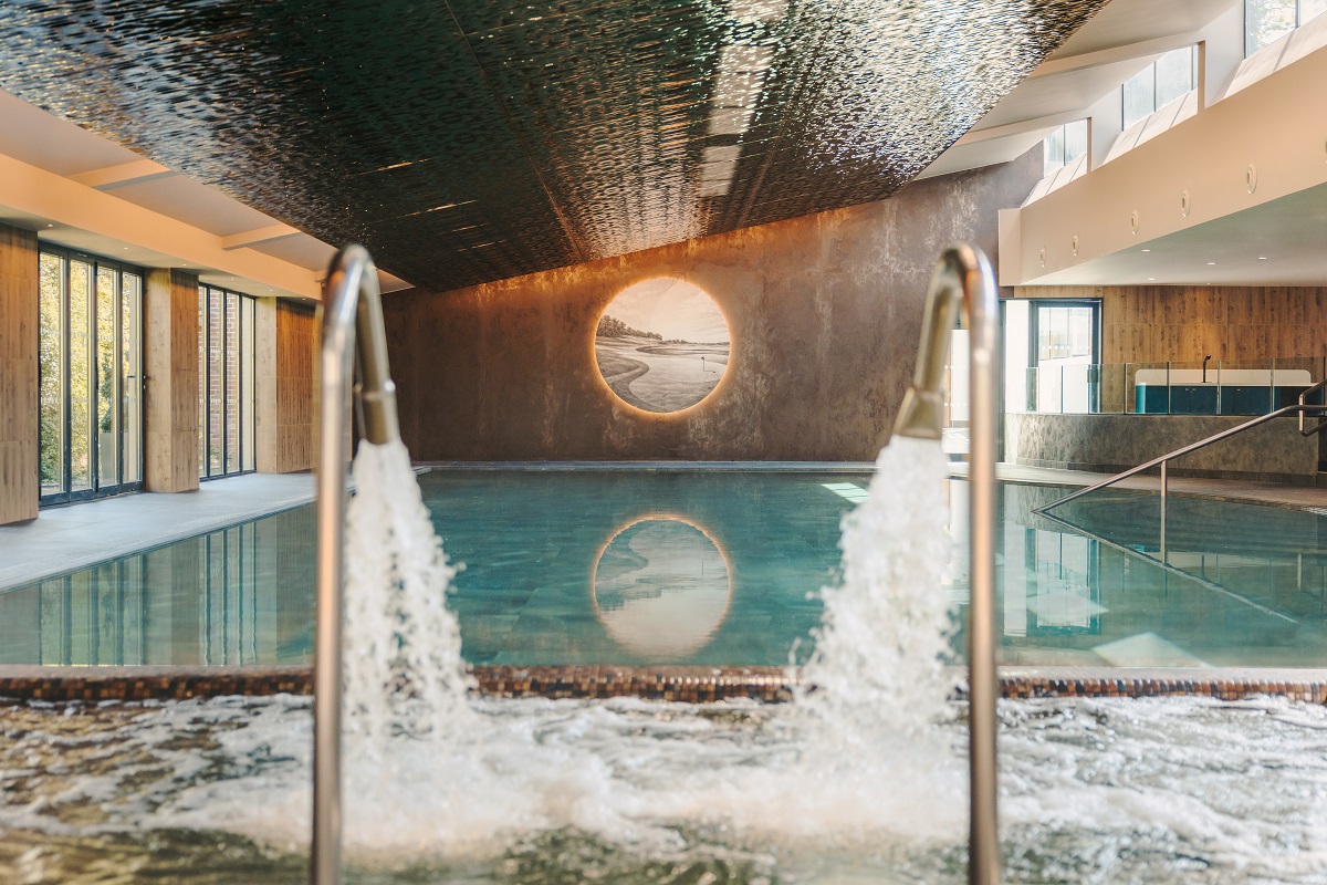 indoor pool and spa