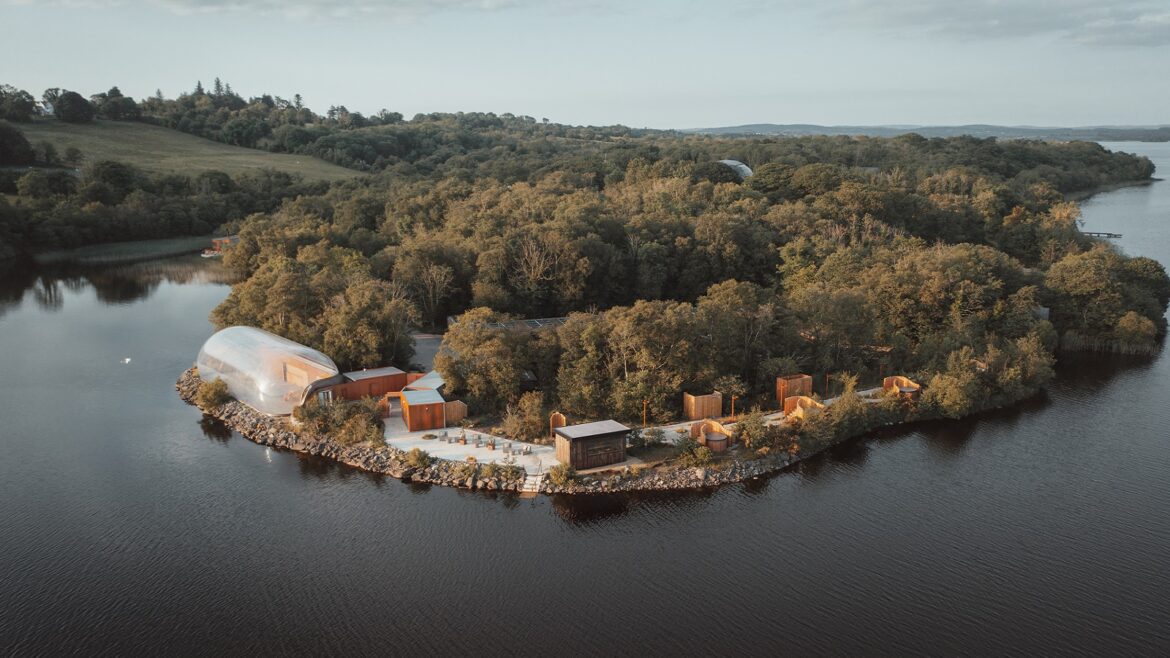 Situated on the edge of Lough Erne in County Fermanagh, Northern Ireland, Finn Lough is a family-run waterfront retreat immersed in ancient woodland and lakeside wilderness