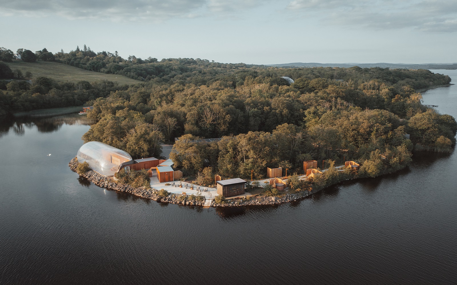 Situated on the edge of Lough Erne in County Fermanagh, Northern Ireland, Finn Lough is a family-run waterfront retreat immersed in ancient woodland and lakeside wilderness