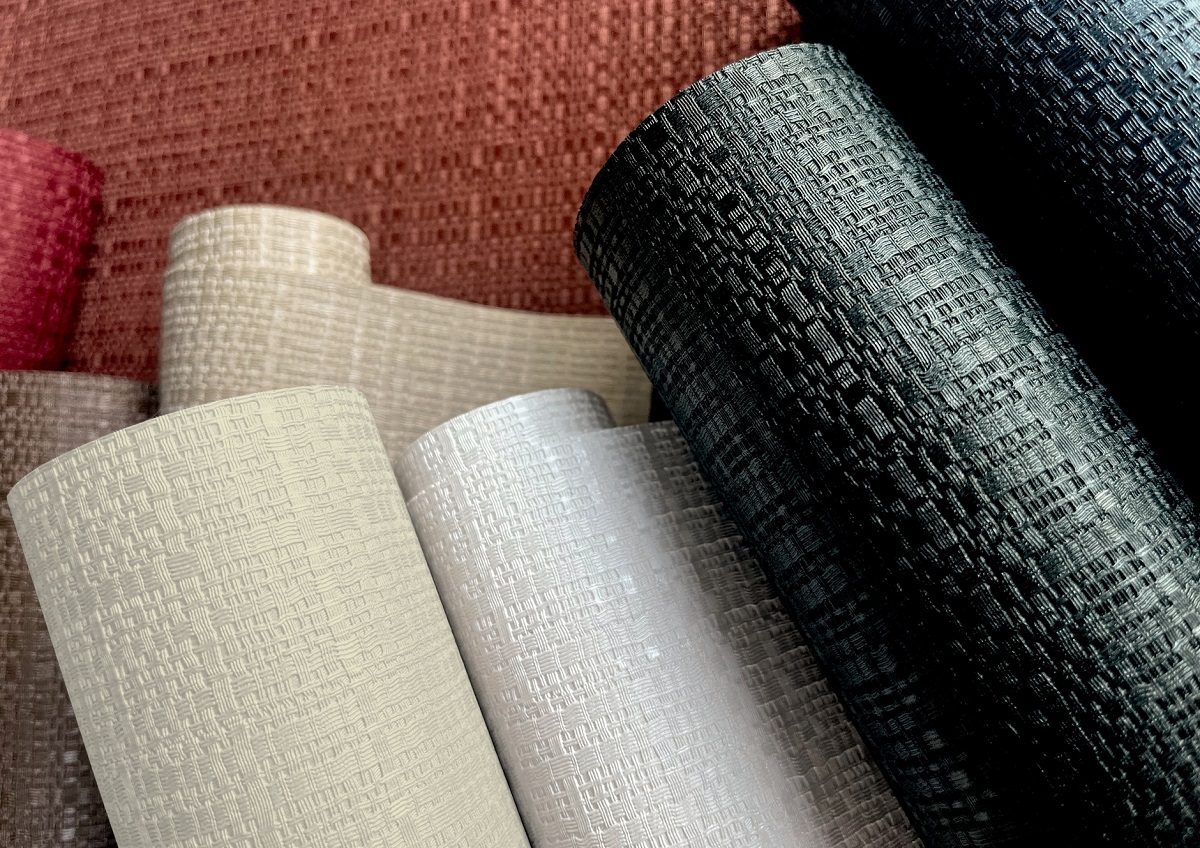 raffia weave wallcovering rolls