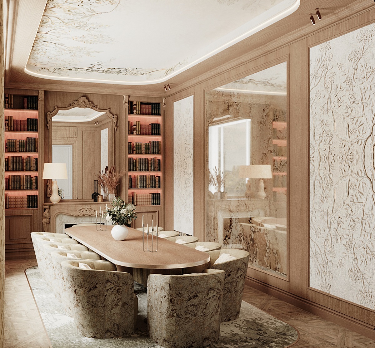 private dining space within the hotel