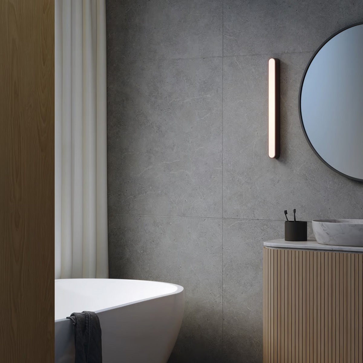 Atticus bathroom mirror light from Astro lighting Sanipex