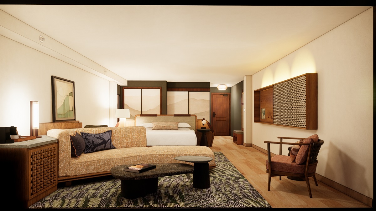 render of Sheraton Kauai Coconut Beach Resort - Deluxe Oceanfront Suite Collection 
