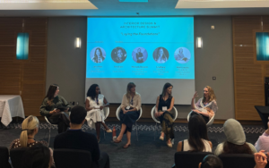 Jess Milesmoderating panel discussion at IDAS