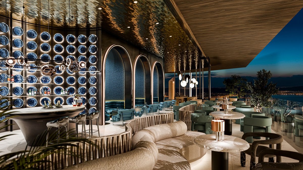 render for Mondrian Sky Lounge