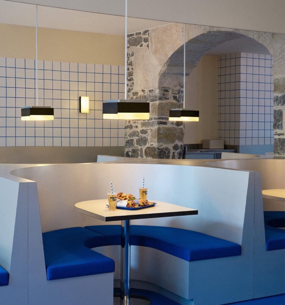 Retro Square Ceiling Lights