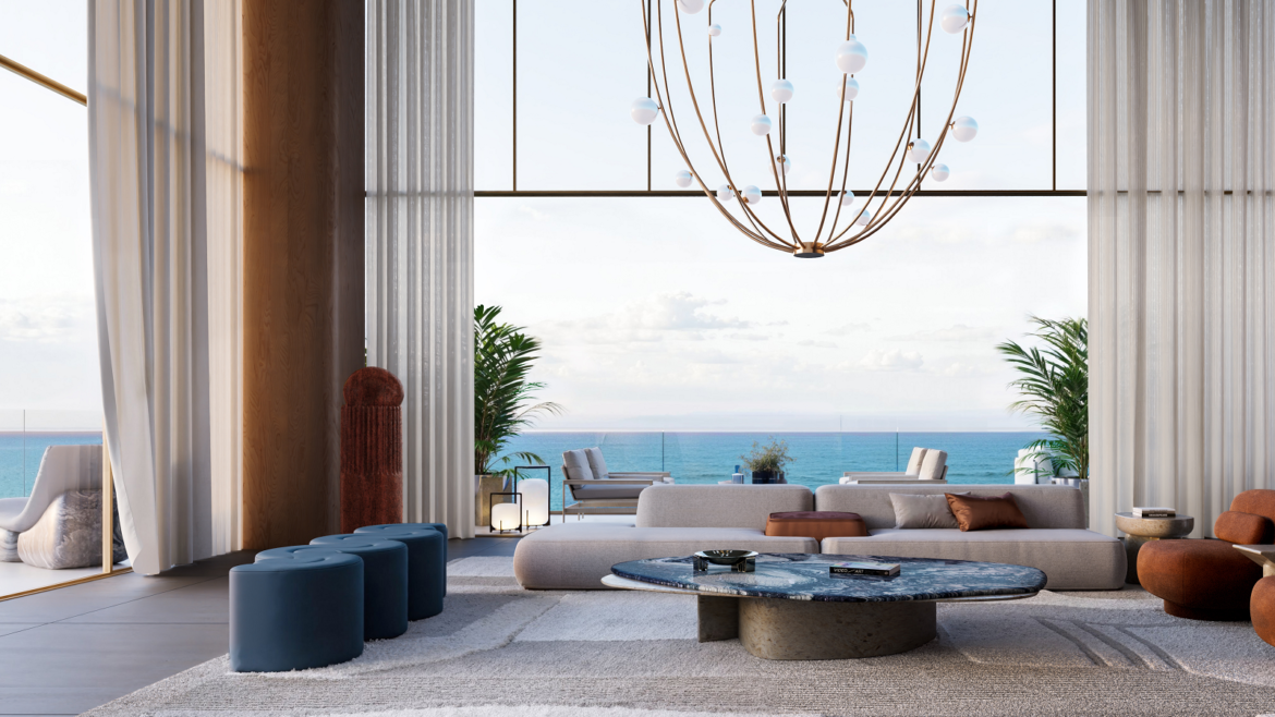 Bergman Design House has revealed new details of their completed design vision for Mondrian Al Marjan Island Beach Residences