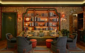 the reading nook in Broadwick soho - a member of Small Luxury Hotels of the World