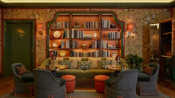 the reading nook in Broadwick soho - a member of Small Luxury Hotels of the World