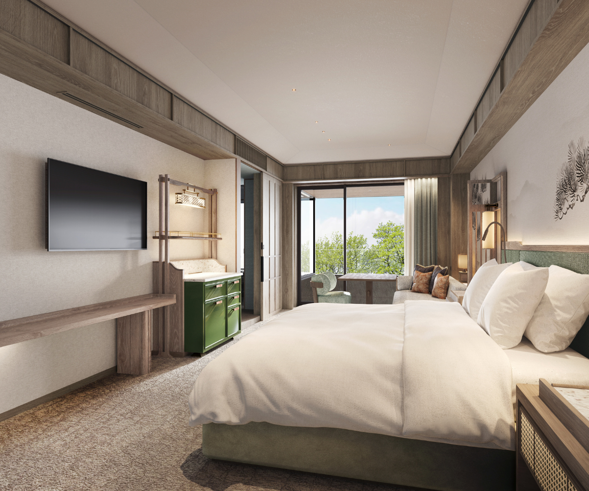 bedroom at Shangri-La