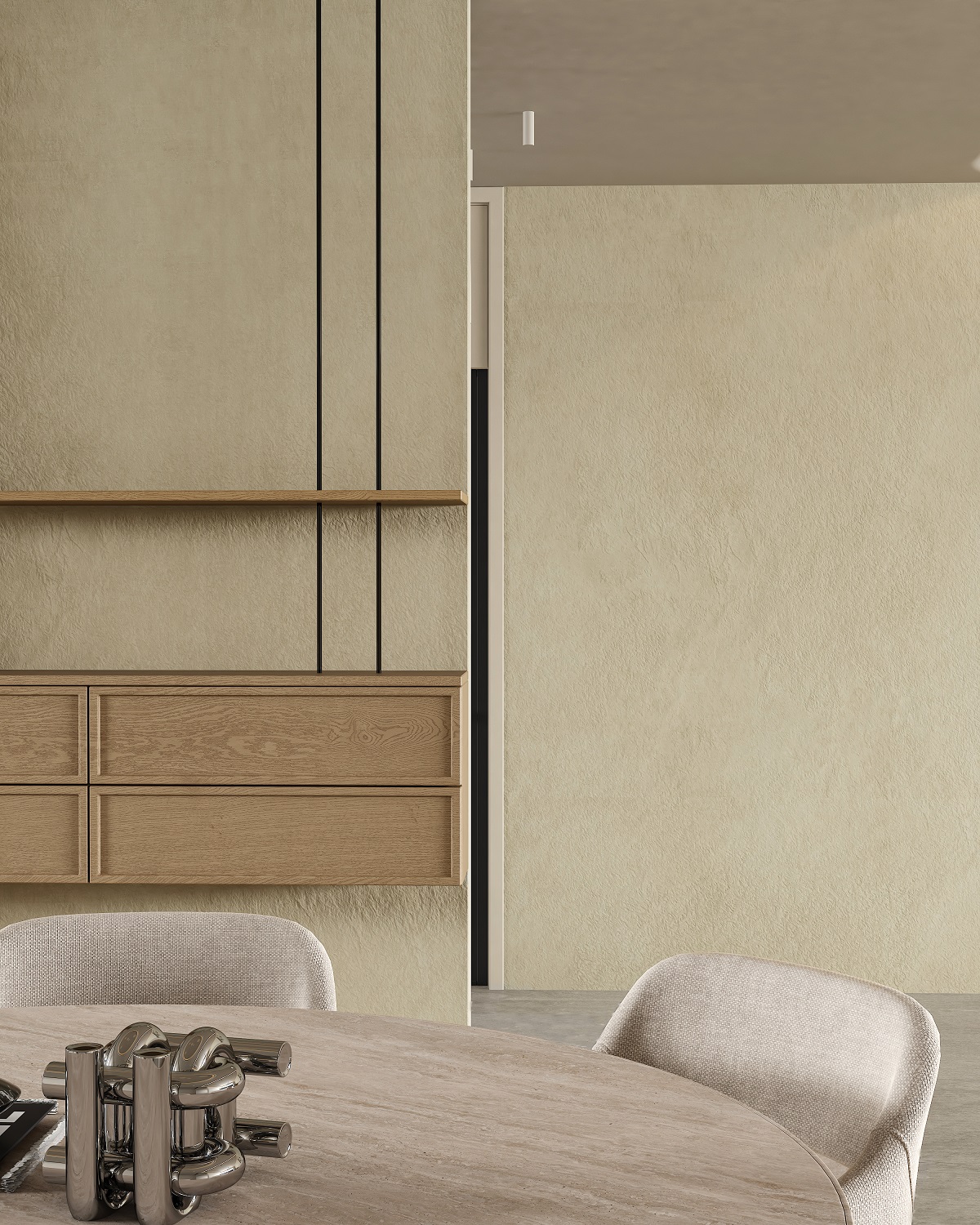For hospitality designers, STEP GUARD FastPanel SPC wall panels slate-texture series bring the character of natural slate to contemporary interiors