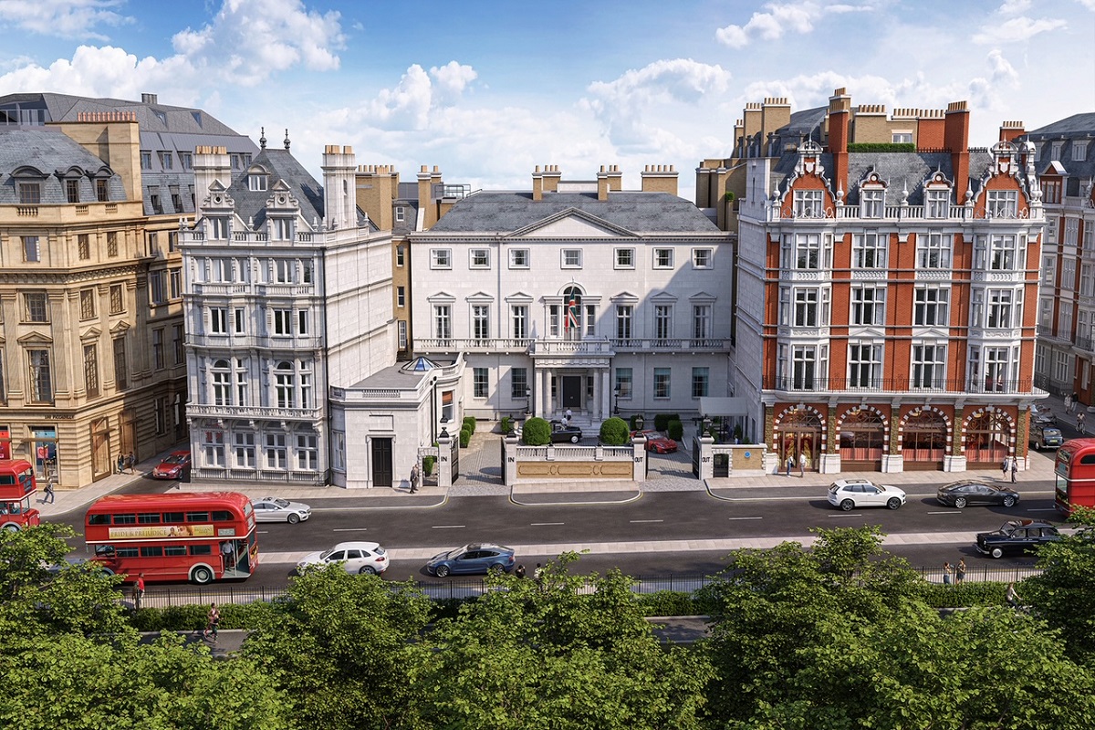 exterior of facade and road - Cambridge House, Auberge Collection