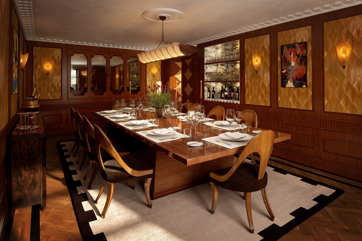 Dining Room Render The Tower Gleneagles