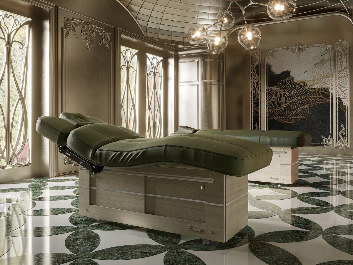 Florence spa bed in art nouveau hotel spa