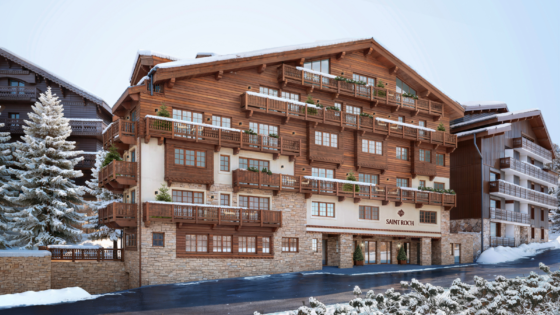 Exterior view of , Saint Roch, Maisons Pariente’s new alpine address