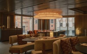 Nobu Madrid restaurant with views over the city