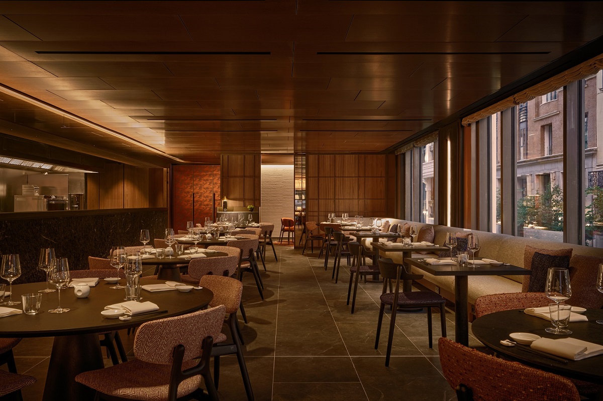 downstairs restaurant in Nobu Madrid