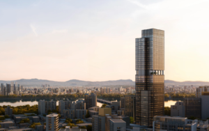 Seoul skyline featuring Aman Seoul