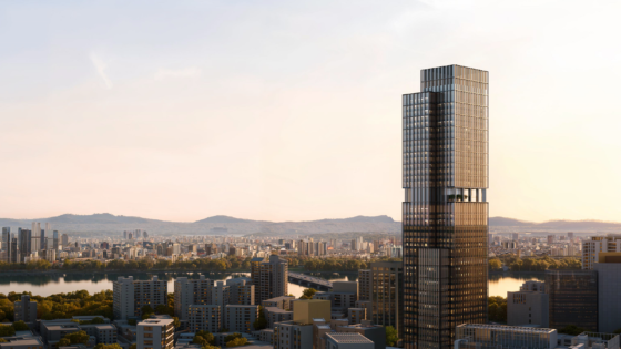 Seoul skyline featuring Aman Seoul