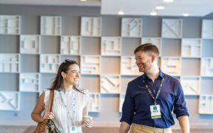 Patrick McCrae, Artiq's CEO, and Art’s Director Beth Fleming
