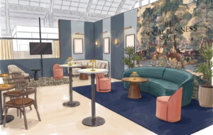 Hotel Designs gets an exclusive sneak preview of the Social Business Space created by the design studio Design Command, at this year’s Independent Hotel Show,