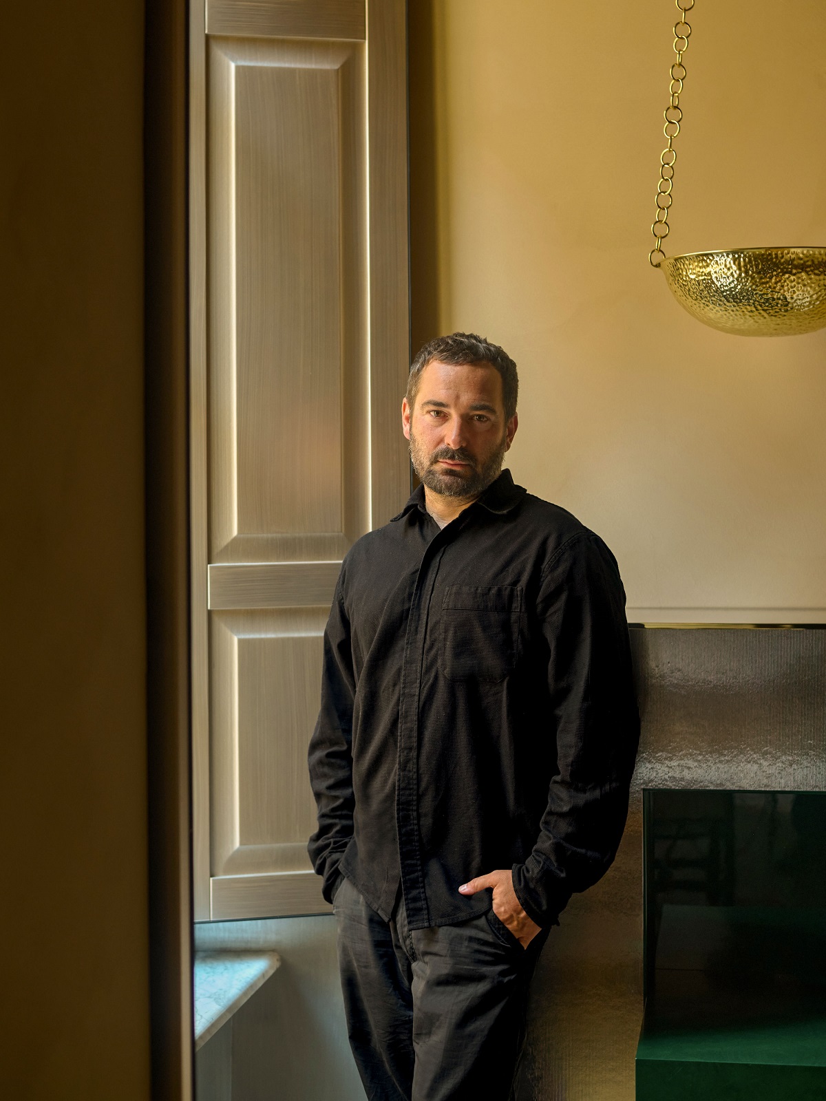 portrait of Rodolphe Parente designer of Experimental Roma