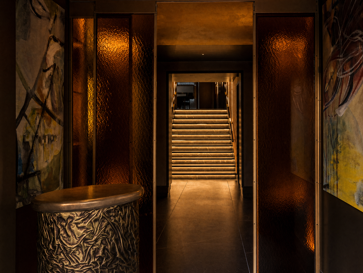 Entrance A - design by House of Black for Akira Back at The 