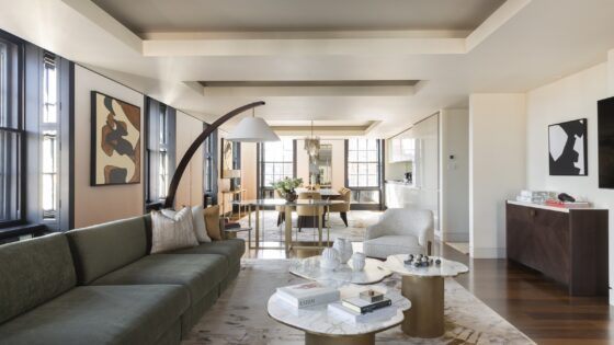 New interiors by SP3 London and Wimberly Interiors draw inspiration from Hyde Park and Mayfair, enhancing both guest accommodation and arrival experience at Grosvenor House Suites.