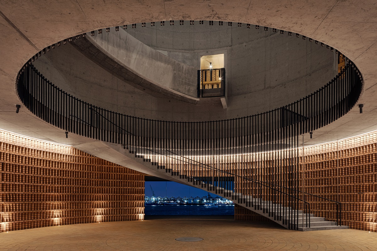 At the centre of the hotel is The Drum, a soaring cylindrical space open to the elements above -The Cape Town EDITION_The Drum