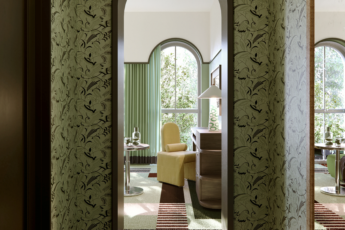 guestroom in The Warbler New Orleans