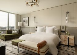 new hotel guestroom in Four Seasons Toronto