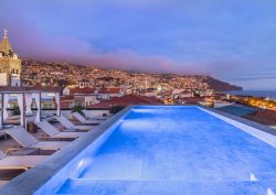 new rooftop swimming pool in the old town of Funchal in Barcelo Funchal Oldtown