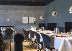 BoConcept dining furniture in a restaurant setting