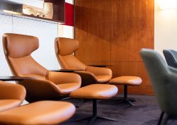 The newly furnished Executive Lounge at Hilton Adelaide is a testament to the collaborative effort between Hilton and BoConcept Adelaide