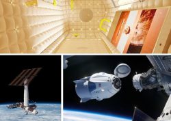 Collage of Axiom space station
