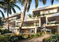 render of proposed tropical modernist design by Brazilian architect Isay Weinfeld, Four Seasons Resort and Residences Dominican Republic at Tropicalia