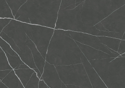 Architextural black marble look tile wrap, with white veining