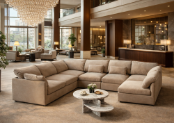 BoConcept sofa, part of their hospitality furniture range