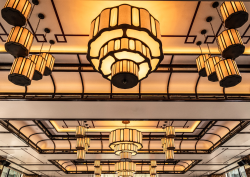 Pendants by Northern Lights dress the ceiling of Shanghai Me London