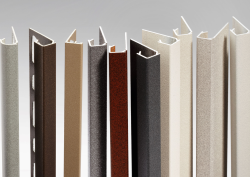 Schluter Systems range of powder coating for aluminium and stainless steel