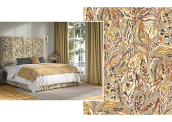 Habitat Nutmeg print from Edmund Bell Hacienda print collection.