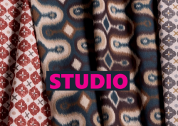 Fabric swatches from the new Skopos Studio design library