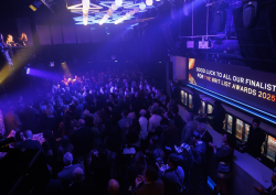 Brit List Awards 2025 103 room at Ministry of Sound with crowd