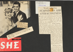 Scrap book of Richard Allan London fashion campaigns