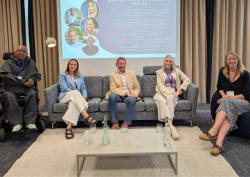 five panellists at Accessible Design Talk