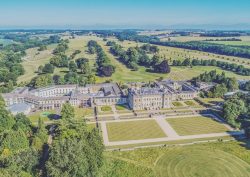 aerial view of Heythrop Park Hotel