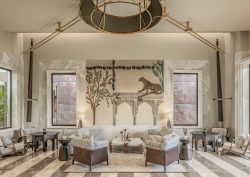 The JW Marriott Ranthambore Resort & Spa features 127 accommodations, including private villas, and is located near Ranthambore National Park