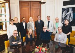 12 roundtable attendees in group photo