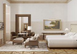 render Mandarin Oriental deluxe room Rome